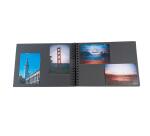 Album photo à spirales 50 pages noires Milano - Noir