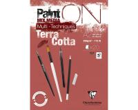 Bloc PaintON TERRACOTTA collé A2 20F