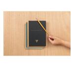 Flying Spirit carnet brochure cousue A5 192 pages ligné motifs assortis papier ivoire 90g - Vert de gris