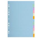 Separadores Cartulina reciclada pastel 3/10º - 170g/m 2 - Colores surtidos