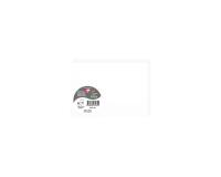 Paquet de 25 cartes pliées Pollen 110x155mm 210g/m2 - Blanc