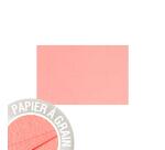 Paquet de 5 cartes simples Grain de Pollen 82x128mm 210g/m² - Poudre de corail