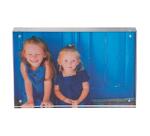 Lot de 3 porte-visuels avec fermeture magnétique A8 - Cristal