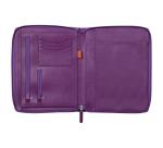 Rhodiarama petit conférencier pour bloc ou carnet format A5 - Aubergine - Violet