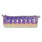Trousse holographique ronde Ø7x22 cm violet - Violet