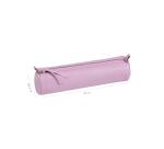 CUIR TEINTÉ Trousse Ø5,5x22 cm Lilas