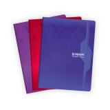 Cahier piqué 7000 24x32 cm 140 pages grands carreaux 70 g - Assortis