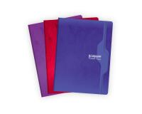 Cahier piqué 7000 24x32 cm 140 pages grands carreaux 70 g - Assortis