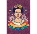 Frida Kahlo, Set de correspondance 12x16,5 cm contenant 8 cartes simples 11x15,5 cm assorties et 8 enveloppes Pollen C6 blanc naturel