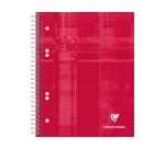 Bind'O Block cahier reliure intégrale A5+ 180 pages détachables perforées 6 trous ligné + cadre en-tête - Assortis