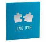 Livre d'or 140 pages 21x19cm PUZZLE - Visuels assortis