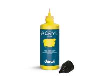 Darwi Flacon de 80 ml de Peinture Acrylique Universelle Opaque - Jaune citron