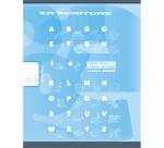 Cahier Travaux Pratiques Écriture piqué 8000 CARTE 17x22 cm 32 pages double ligne 3 mm + interligne verticale/uni 90 g - Bleu