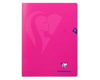 Cahier piqué Mimesys 24x32cm 96 pages petits carreaux couverture polypropylène