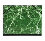 Carton à dessin papier marbré verni avec élastiques 28x38 cm - Pour format B4 - Vert