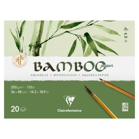 Bamboo bloc collé 2 côtés 20F 36x46cm 250g