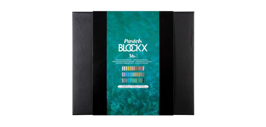 Coffret bois 36 Pastels