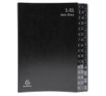 Trieur rigide Economique Ordonator 32 compartiments alphanumériques - 24x34cm - Noir