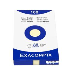 Exacompta, A5 record cards blank
