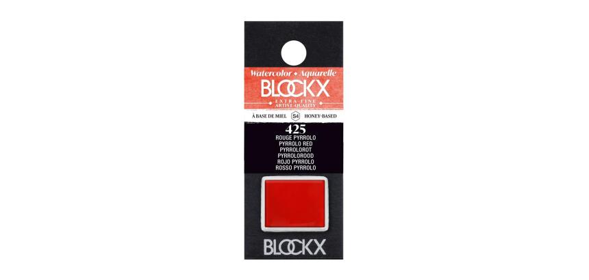 Aquarelle extra-fine demi-godet - Rouge pyrrolo