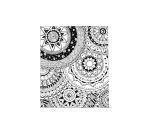 Cernit plaque de texture Stars - Gris