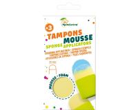 Set de 3 tampons mousse - Vert