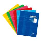 Cahier piqué 17x22 cm 32 pages double ligne 5 mm + marge - Assortis