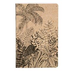 Le Cerisier Blanc, Notizheft mit Fadenbindung 11x17 cm, 32 Blatt liniert, sortiert