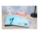 Album photos à spirales MILANO 320 x 220 mm, bleu