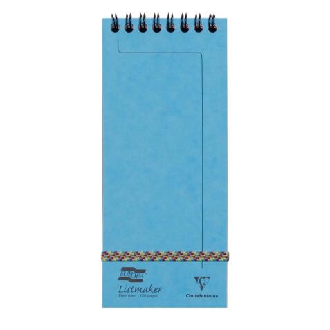 Listmaker Europa bloc reliure intégrale 18x7,6cm 120 pages ligné