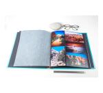 Album photos livre 60 pages noires - Format 29x32cm - AQUAREL - Vert pastel