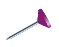 Exacompta Small Flat-Headed Pins (Box of 100)