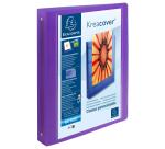Classeur 4 anneaux plastifié Exacompta Kreacover®personnalisable A4 maxi - Dos 4 cm couleurs assorties