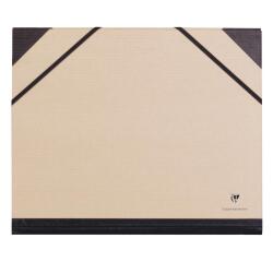 Carton à dessin Kraft à élastiques 26x33cm - Brun