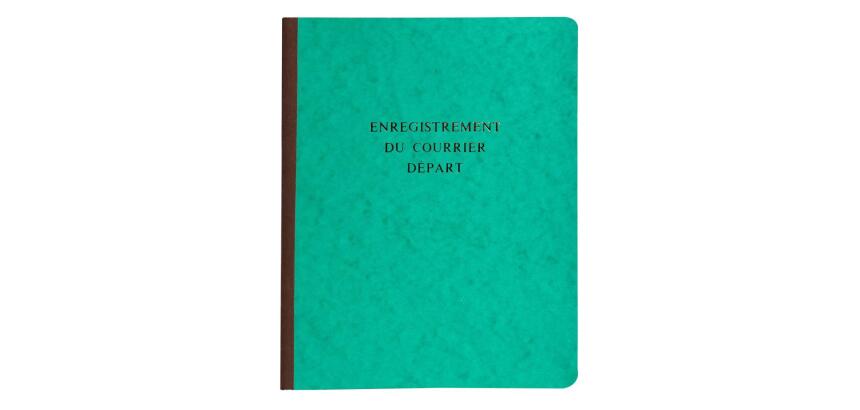 Piqûre 320X240 Courrier départ 80 pages - Vert