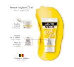 Darwi For You tube de peinture acrylique 75 ml - Jaune primaire