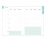 Recharge pour agenda de bureau Lady 20 21 x 15 cm Semainier Janvier à Décembre 2026