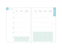 Recharge pour agenda de bureau Lady 20 21 x 15 cm Semainier Janvier à Décembre 2026