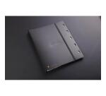 Exabook Rhodiactive rechargeable reliure intégrale A4+ 160 pages ligné+MC 80g - Noir