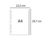 Separadores Separadores con pestañas impresas polipropileno 12/100º - Gris - Gris