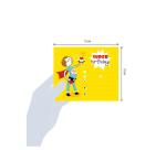 Cartes d'invitation, Super heros - Jaune