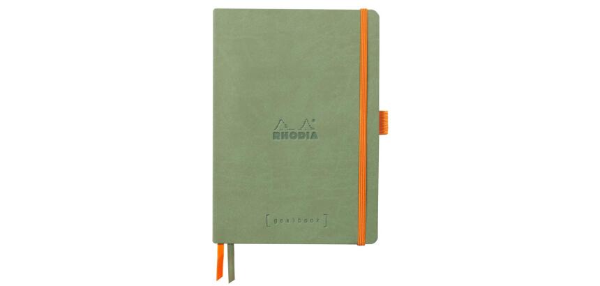 Rhodia Goalbook Softcover Notebook - Dot - 120 Sheets - 90gsm - Celadon
