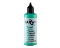 Darwi Flacon de 80 ml de Peinture Acrylique Universelle Nacrée - Vert nacré