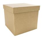 Boîte carrée 16x16x14cm - Kraft