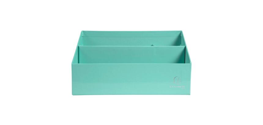 Verticale sorteer / brievenhouder met 3 verdelingen in karton