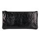 REPTILE DESIGN Trousse plate 22x11 cm, Python noir - Python noir