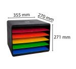 Classificatore Horizon 5 scomparti - Arlecchino