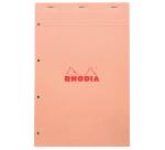 Rhodia bloc agrafé COULEURS N°20 5/5 80 feuillets microperforés et perforés 4 trous, couvertures assorties - Assortis