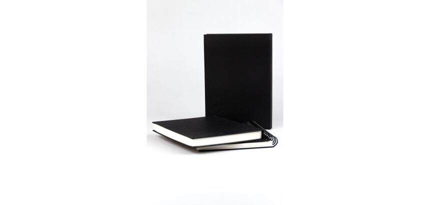 Goldline carnet rembordé rigide 50F A5 140g portrait - Blanc