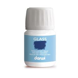 DARWI Flacon de 30 ml de Peinture sur Verre - Blanc